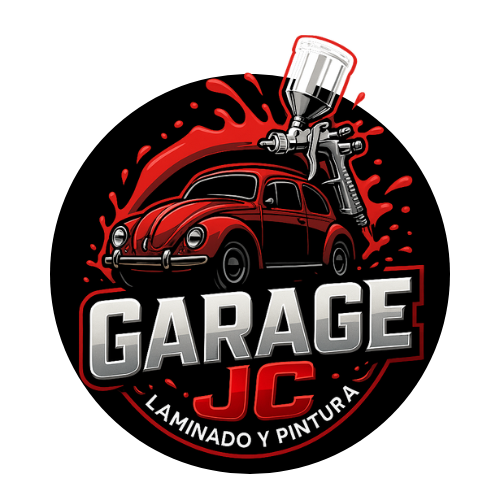 Logotipo de JC Garage Laminado y Pintura